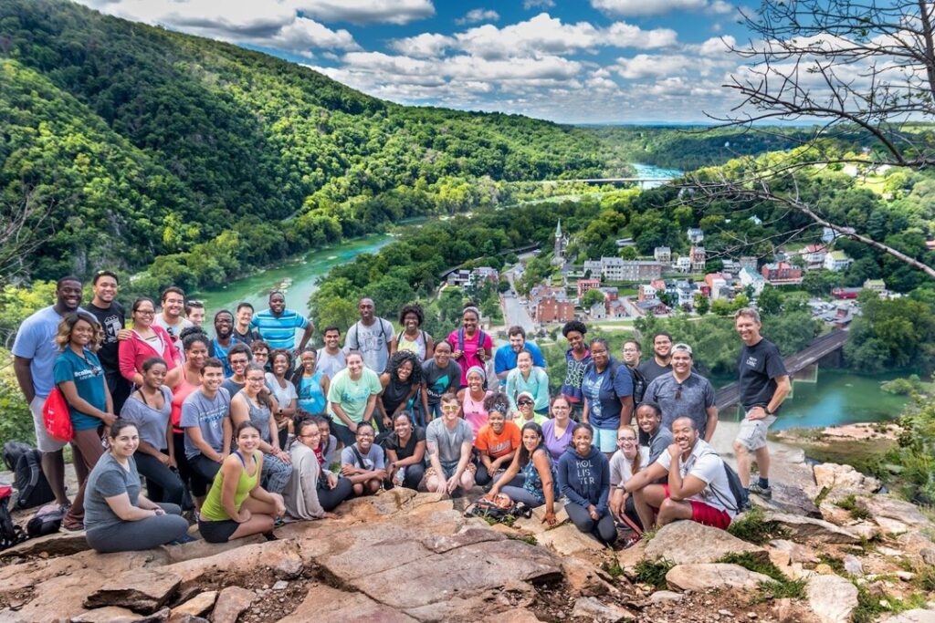 Image from the Meyerhoff Retreat Hike at Harper's Ferry